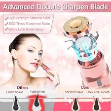 2 in 1 Rechargeable Hair Remover Trimmer for Women